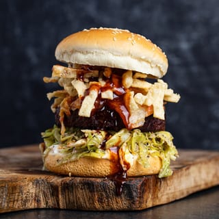 Kim Chi Burger. “The Mighty”